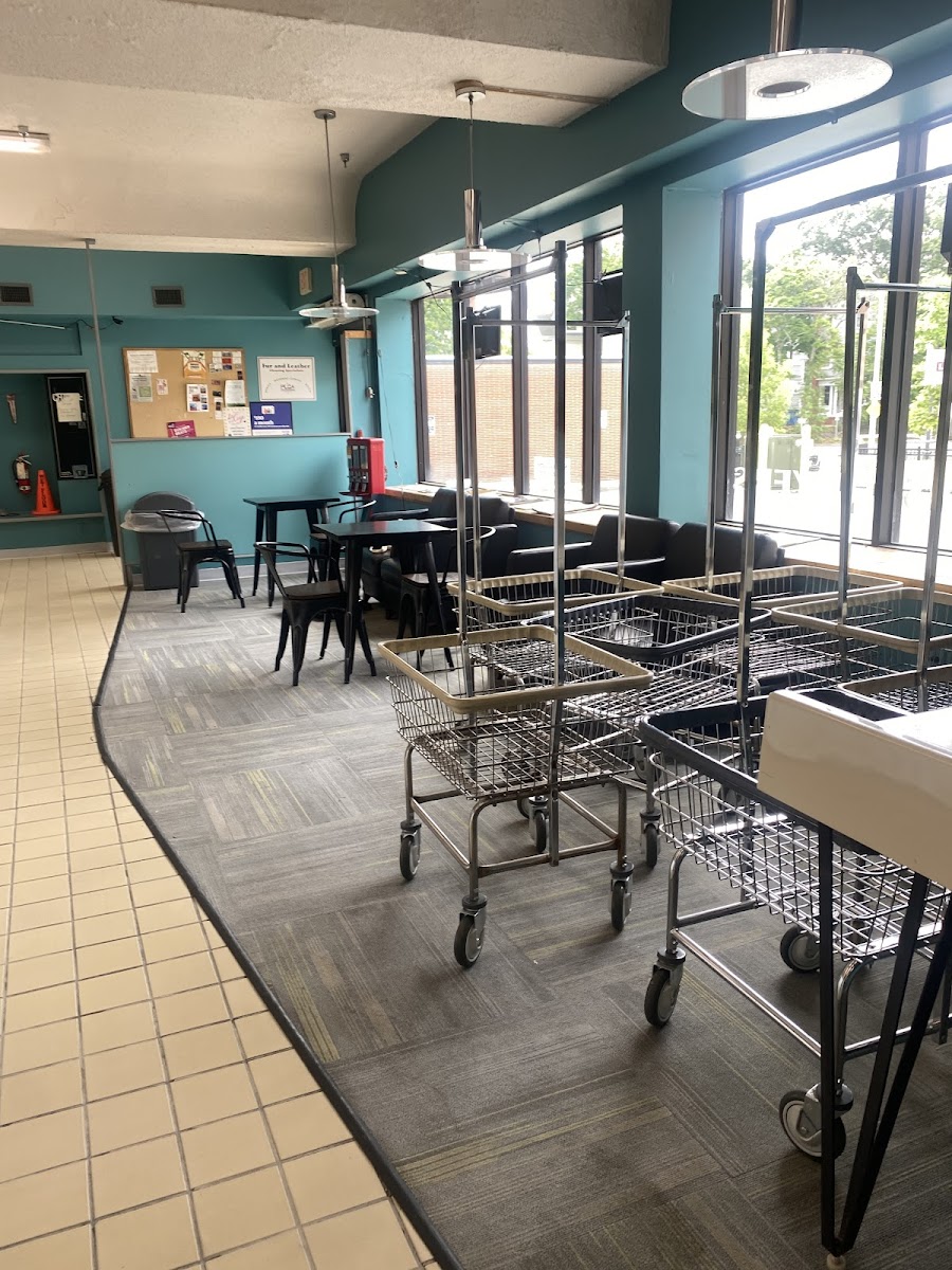 Inside The Laundry Club — seating area